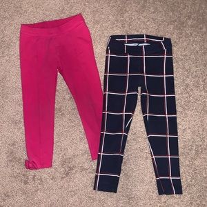 Janie and Jack Toddler Girl Pants 4T (2 pair!)